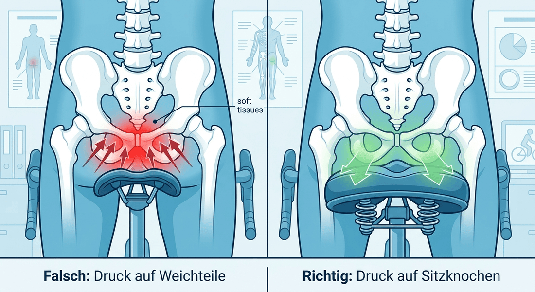 Fahrradsattel verursacht Taubheitsgefühle? Ursachen & Lösungen