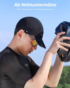 Rennrad Cap Sommer mit Mesh & UV-Schutz – Atmungsaktive Fahrradmütze unter Helm