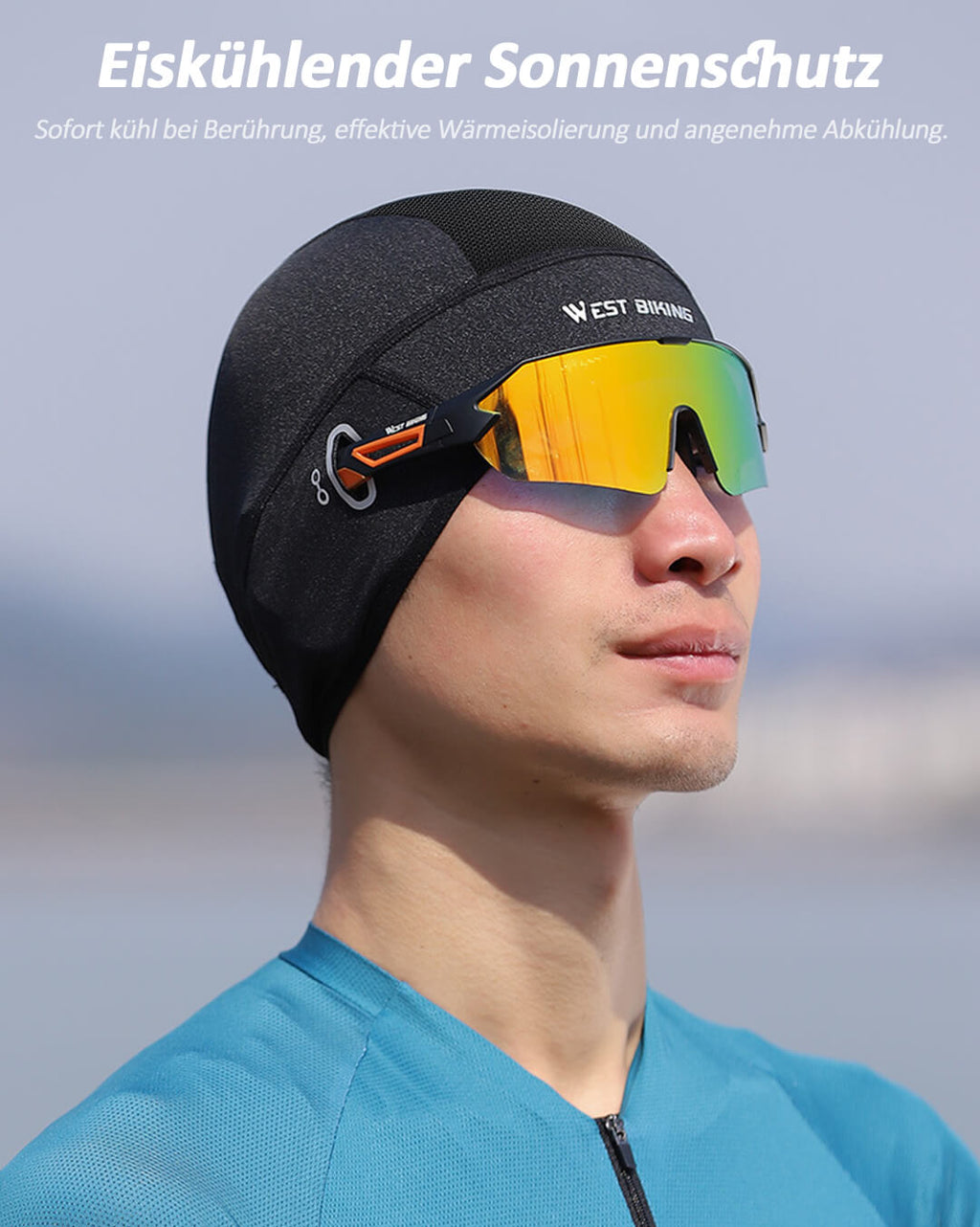 Summer Helmet Liner Cycling Cap UV Protection Breathable Under Helmet Headband Style – ReverbRide