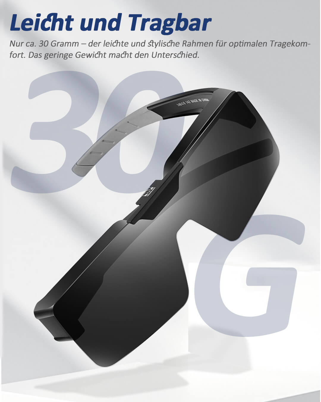 Ultraleicht (nur 30g) Ideal für lange Fahrten