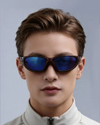 Fahrradbrille Polarisiert:  Winddichter UV400-Schutz Sportbrille verstellbare Bügel für perfekten Sitz | Ideal Für Damen & Herren - ReverbRide
