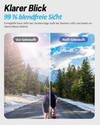 Fahrradbrille Polarisiert - Winddichter UV400-Schutz Sportbrille verstellbare Bügel für perfekten Sitz