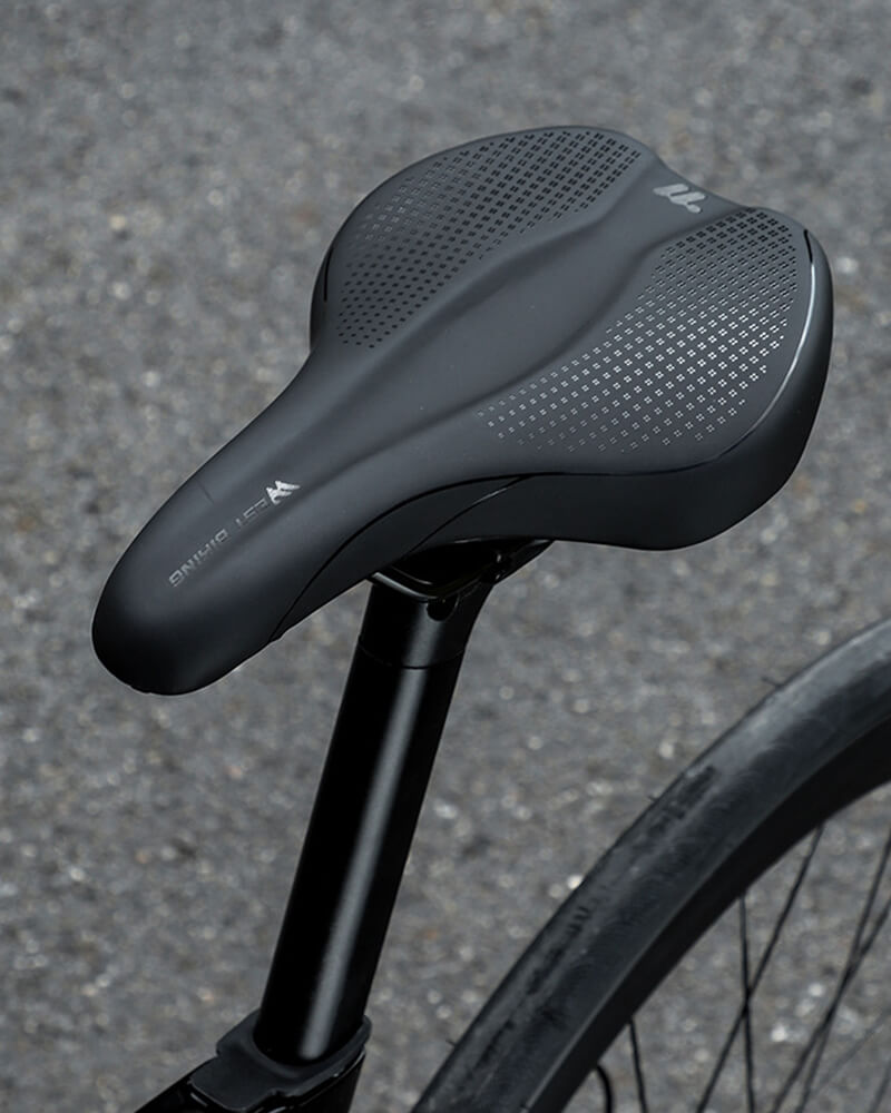 Bequemer und ergonomischer Fahrradsattel für Herren und Damen in der Standard-Version ohne Aussparung