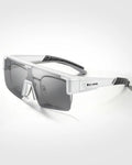 Fahrradbrille selbsttönend mit weißem Rahmen – Stilvolle Radbrille.