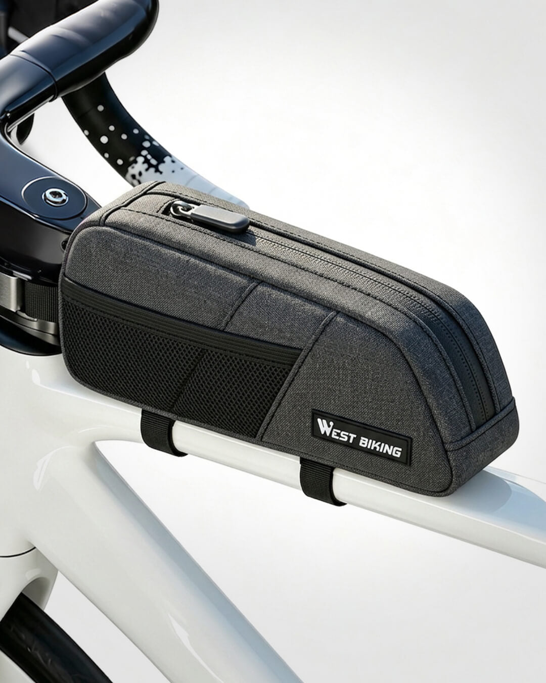 Bicycle Top Tube Bag – Compact Frame Bag for Phone, Keys & Bike Accessories