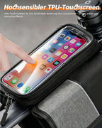 Fahrrad Handytasche für sensible Touch-Bedienung des Smartphones.