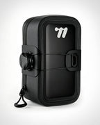 Schwarze Rennrad Sattel Tasche unter dem Sattel mit sicherem Halt ohne Verrutschen