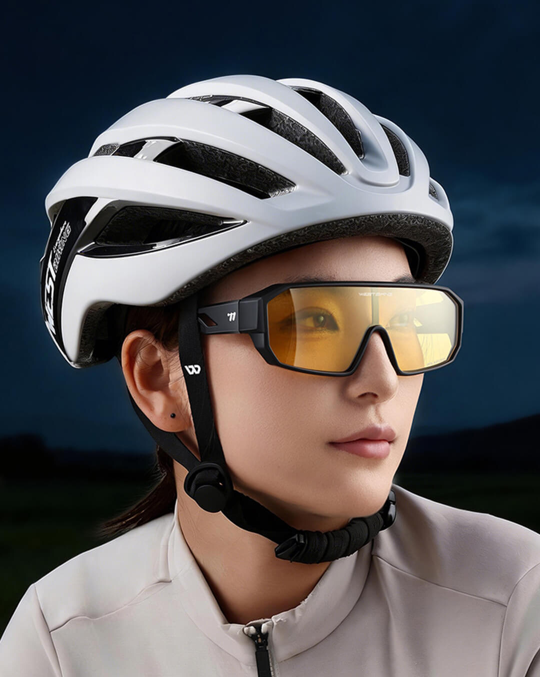 Fahrrad Sonnenbrille mit Windschutz für Outdoor-Fahrten und Radtouren