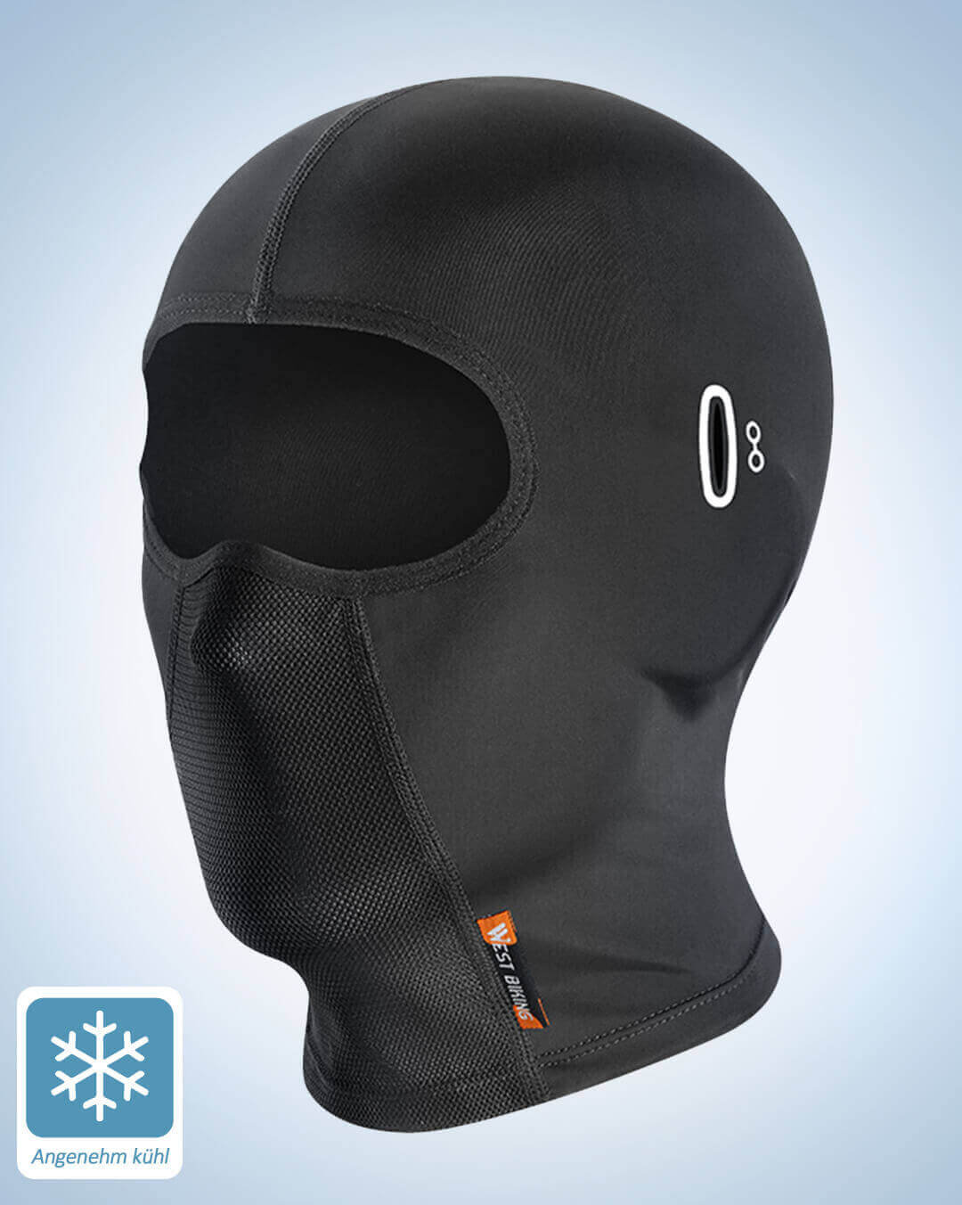 Cagoule d'été de cyclisme avec protection UV UPF 50+ – Masque rafraîchissant sous le casque pour femmes et hommes