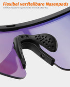 Verstellbare Nasenpads für Fahrradbrille und Sportbrille