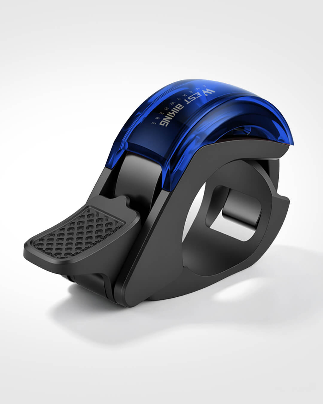 Kompakte Fahrradklingel Blau elegantes Fahrrad Zubehör für Citybike