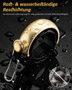 Rost- und wasserbeständige Fahrradklingel aus Messing für Fahrrad Zubehör