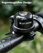 Wetterfeste Fahrradklingel schützt den eingesetzten Tracker.