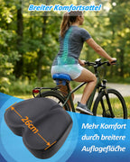 fahrradsattel bequem mit 26cm breiter Auflagefläche für Cityrad.