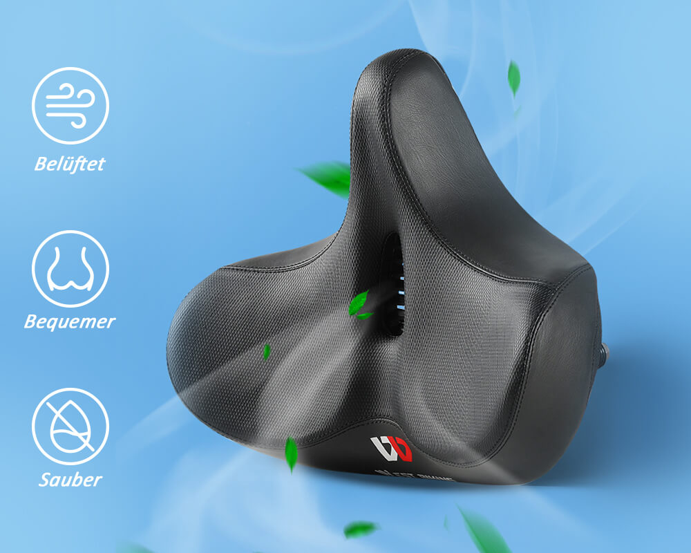fahrradsattel herren schmerzfrei Bequemer Fahrradsattel für Damen & Herren – E-Bike & City – ReverbRide