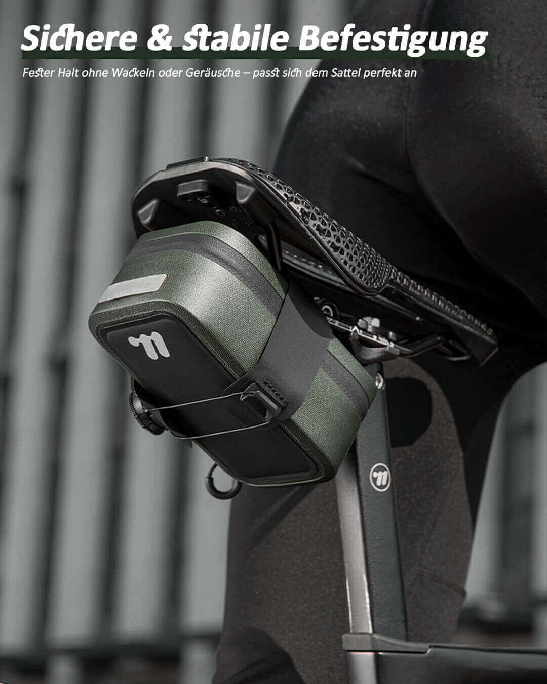 Fahrrad Satteltasche wasserdicht – Kompakte Tasche für Rennrad & MTB – ReverbRide