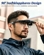 Fahrradbrille für Brillenträger 90 Grad hochklappbar