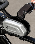 Fahrrad Oberrohrtasche zur praktischen Aufbewahrung von Fahrradbrille und Zubehör 