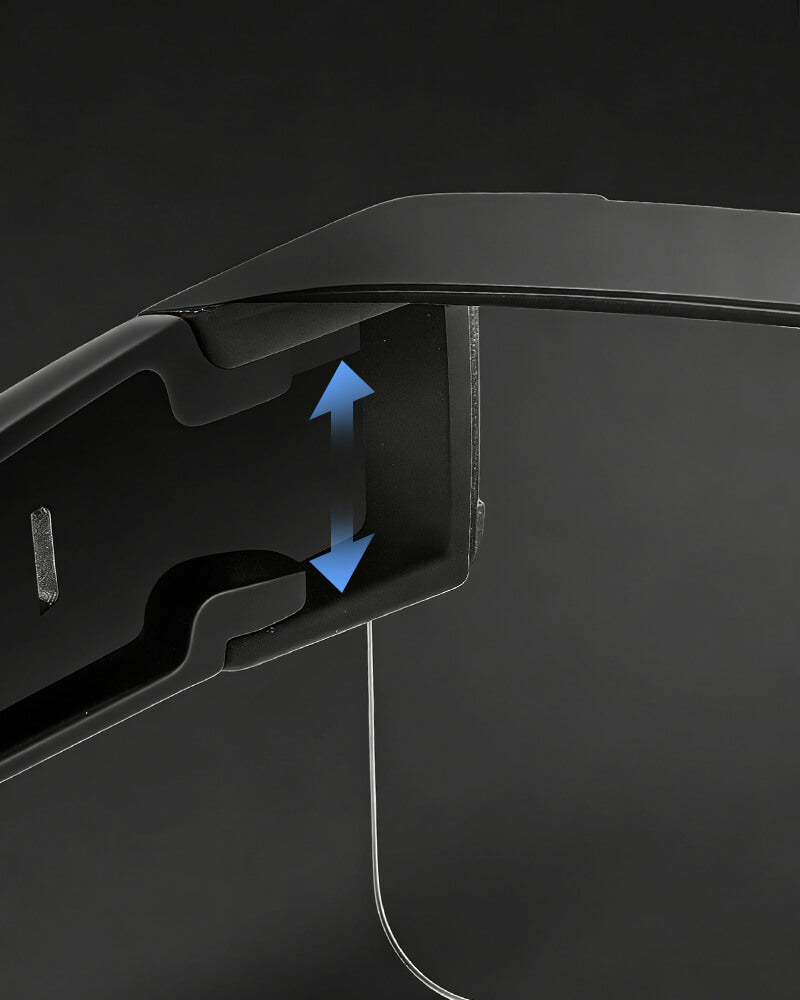 fahrradbrille für brillenträger mit verstellbarem Innenraum – Radbrille.
