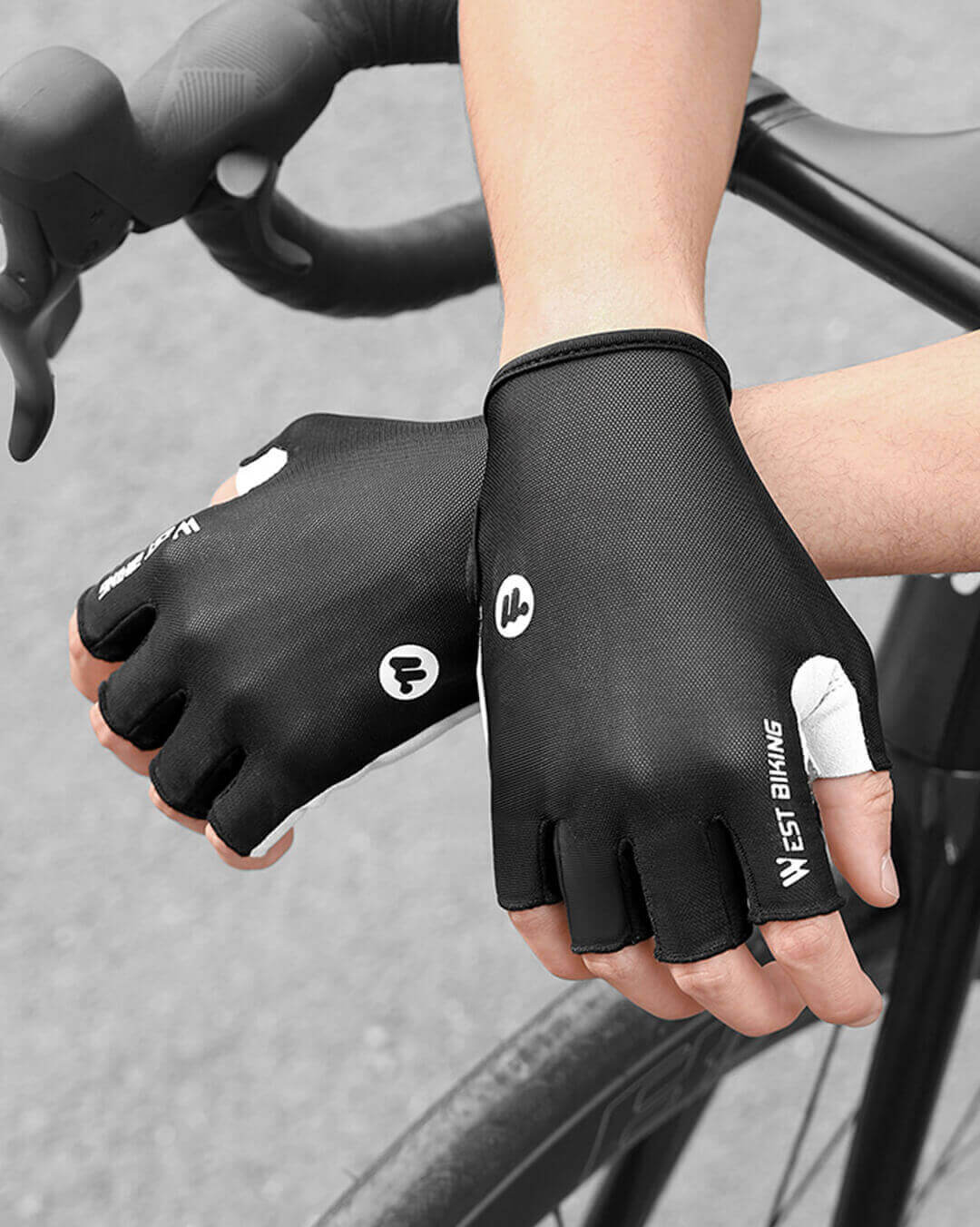 Fahrradhandschuhe Sommer Halbfinger gepolstert atmungsaktiv für MTB & E-Bike – ReverbRide