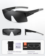 Fahrradbrille mit leichtem Rahmen für Rennrad – 30 Gramm Radsportbrille.