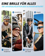Fahrradbrille für brillenträger beim Pendeln und Autofahren – Radbrille.