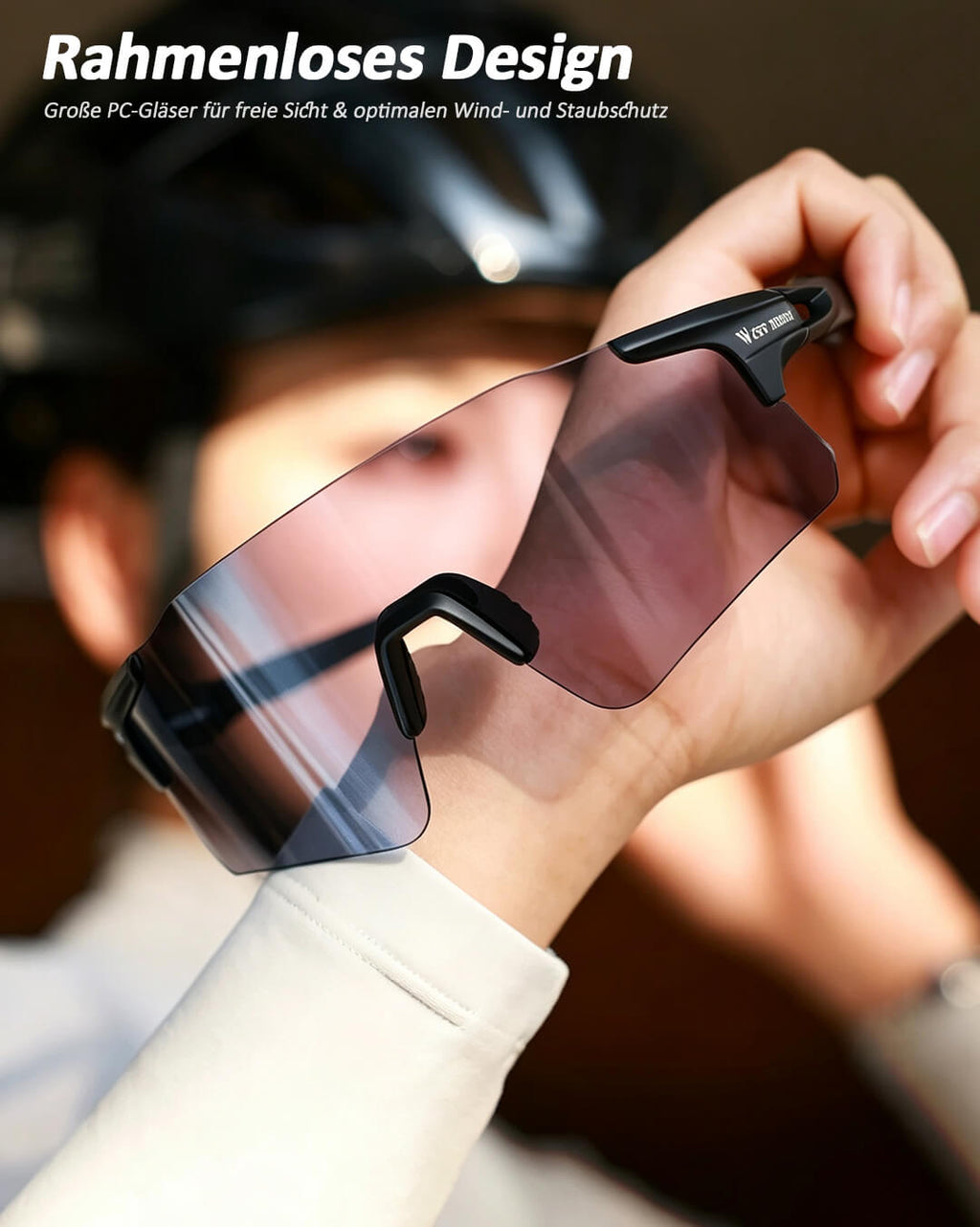 Fahrradbrille – Polarisierte oder selbsttönende Anti-Beschlag Gläser | UV400 Radsportbrille
