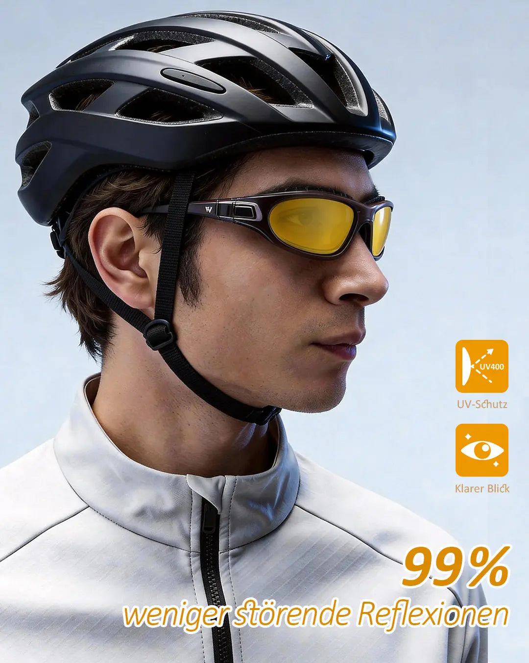 Contrast Cycling Glasses: UV400 Sports Glasses for Sharper Vision