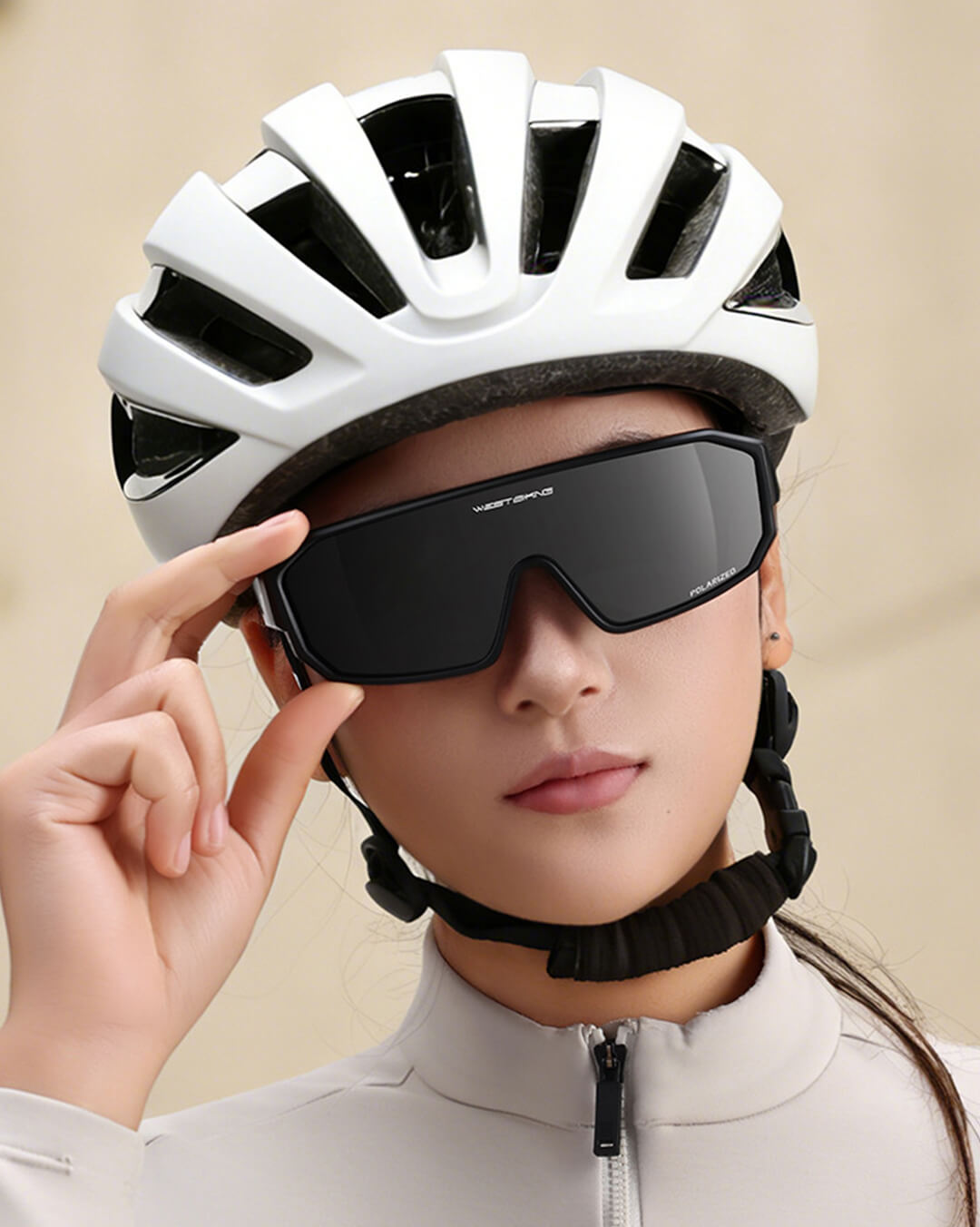 radsportLeichte Fahrradbrille für Radsport mit windabweisendem Design