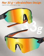 Ultraleichte Sportbrille mit 33g für E-Bike und Rennrad