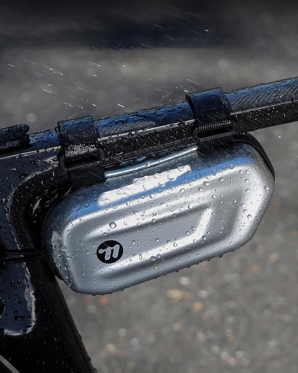 Fahrrad Oberrohrtasche mit wasserabweisendem Reißverschluss zum Schutz kleiner Gegenstände